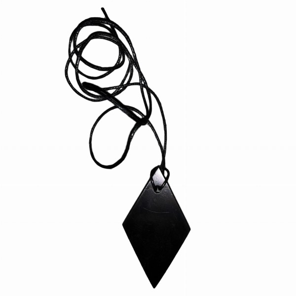 Shungite pendant "Rhombus"