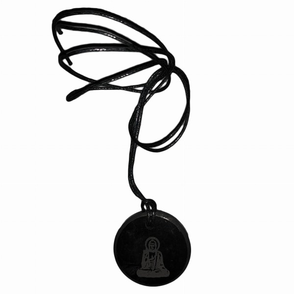 Shungite pendant "Buddha"
