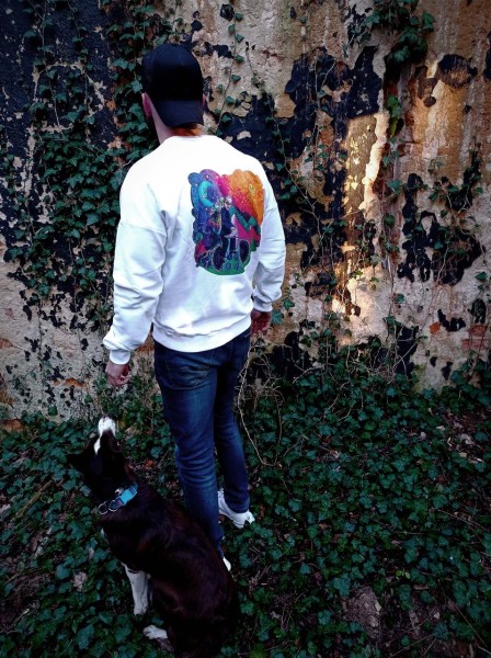 Sweatshirt LSD - white