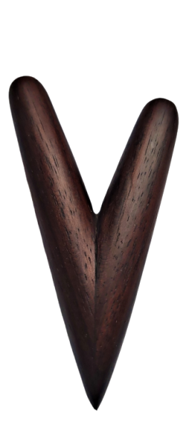 Kuripe Made of Dark Sono Wood (Dalbergia latifolia)