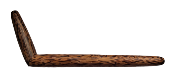 Tepi Made of Coconut Wood (Cocos nucifera)