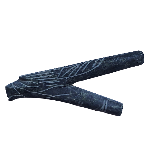 "CONDOR" Kuripe Made of Serpentine stone 