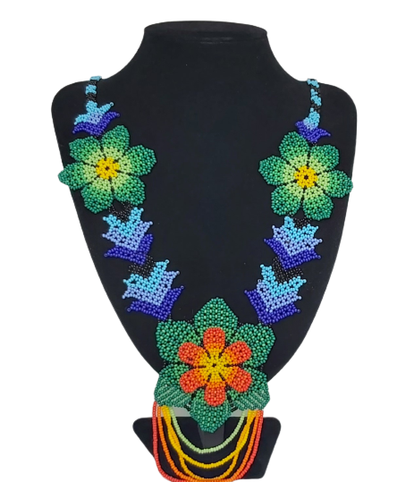 Naszyjnik Etniczny "Céu Verde"
z Kolumbii (Putumayo)