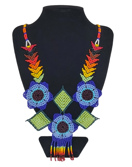 Naszyjnik Etniczny "Olhos Da Selva" z Kolumbii