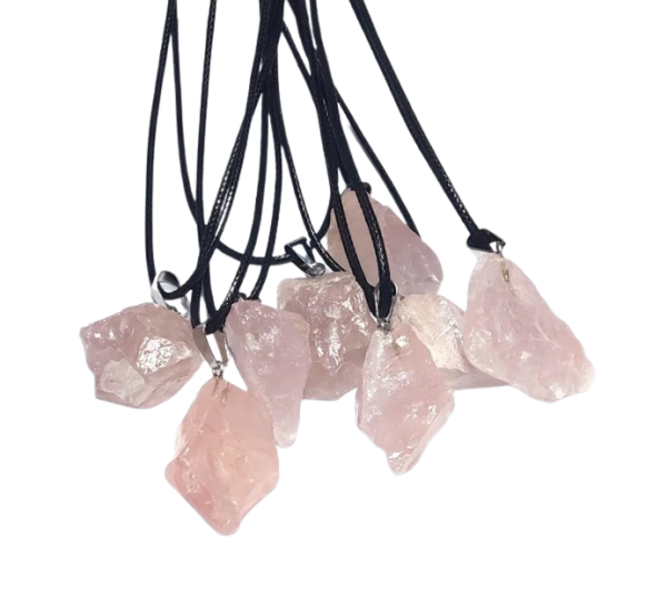 Naszyjnik Kryształowy "Rose Quartz"