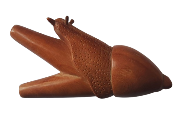 "SNAIL" Kuripe Made from Sawo Wood (Manilkara kauki)