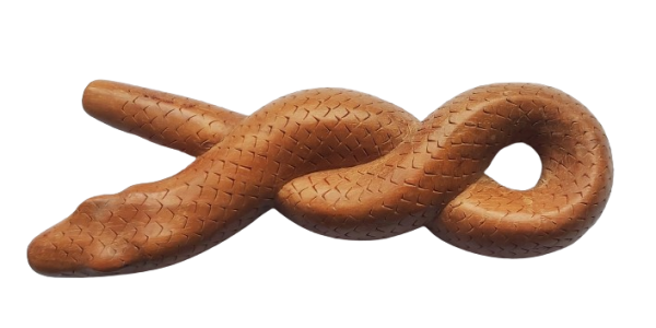"INFINITY SNAKE" Kuripe Made from Sawo Wood (Manilkara kauki)