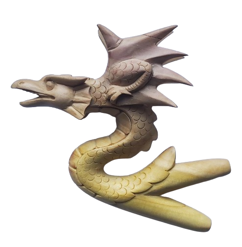 "DRAGON FLYING" Kuripe from Crocodile Wood (Zanthoxylum rhetsa)