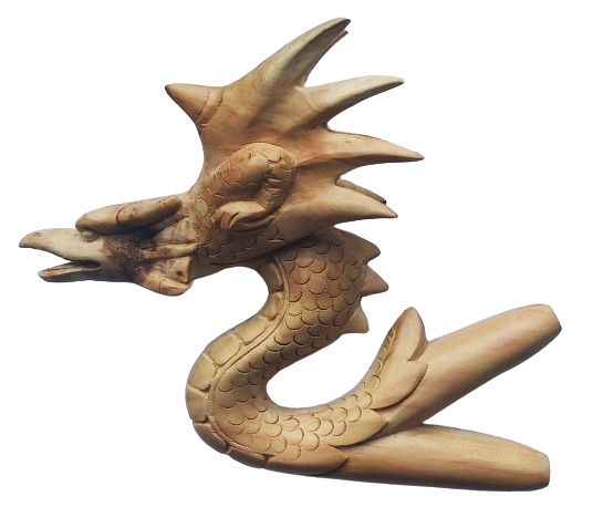  "DRAGON FLYING" Kuripe z Drewna Cemara (Vatica cemara)