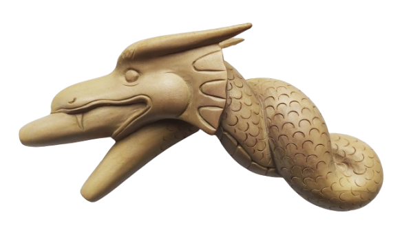 "DRAGON" Kuripe from Crocodile Wood (Zanthoxylum rhetsa)