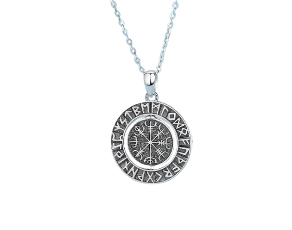 Zawieszka "KOMPAS WIKINGÓW" Srebro 925