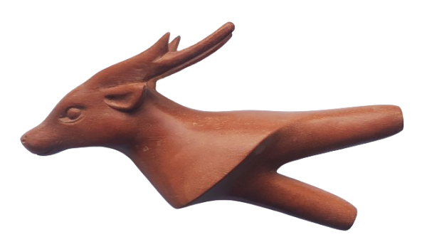 "DEER" Kuripe Made from Sawo Wood  (Manilkara kauki)