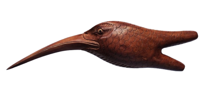 ,,COLIBRI HEAD" Kuripe Made of Sono Wood (Dalbergia latifolia) 