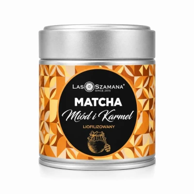 Matcha Liofilizowany Miód i Karmel
