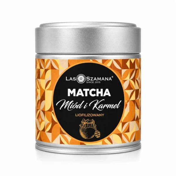 Matcha Liofilizowany Miód i Karmel