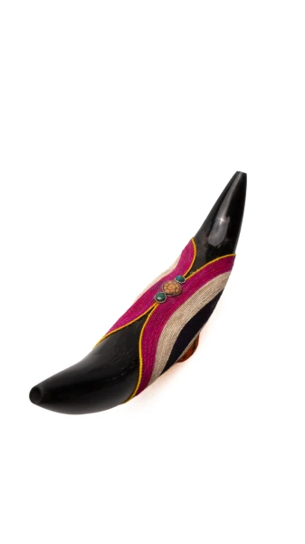 "FLOR" Decorated Tepi from Horn