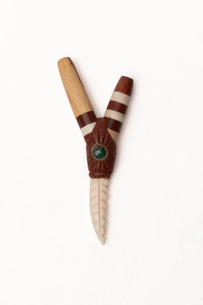 "ALIENTO" Kuripe z drewna Palo Santo i Palo Sangre